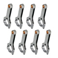 SBC 4340 Forged H-Beam Rods 6.125