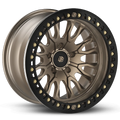 Baja Built Renegade 17x9 5x5 -38mm 3.5 Offset Machined Raw Finish Machined Raw Beadlock Ring For Jeep JK JL JT