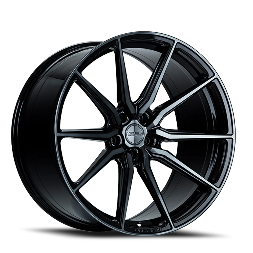 Vossen HF-3 20x9 / 5x112 / ET25 / Flat Face / 66.5 - Double Tinted - Gloss Black