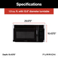 1.5 CU.FT, OTR MICROWAVE OVEN, STA