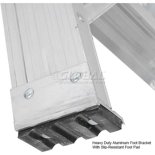 WERNER 12FT ALUMINUM PLATFORM LADDER TYPE IAA 375# CAPACITY P412