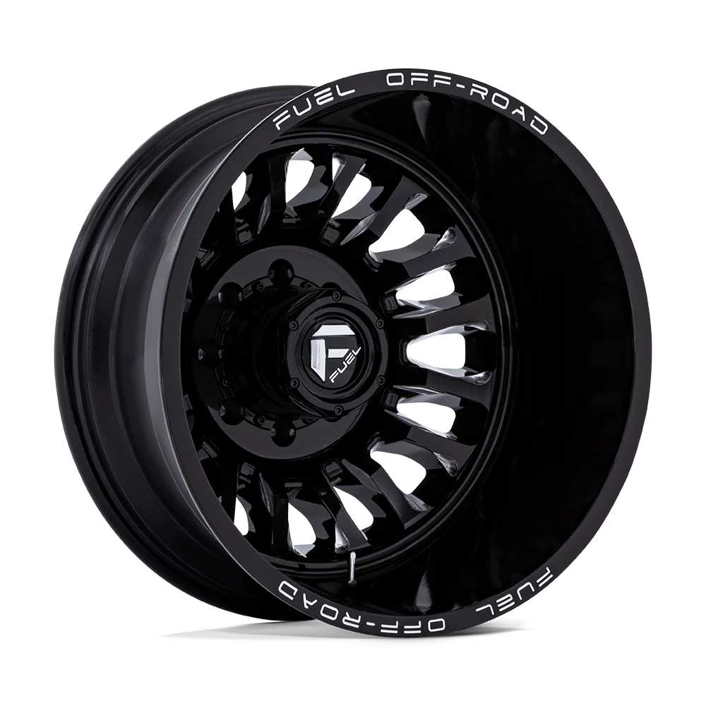 D868 22X8.25 8X170 G-BLK-MILL -201MM