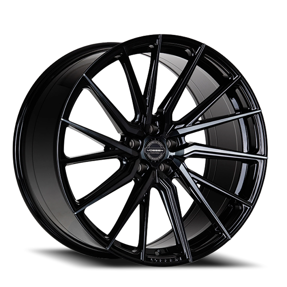 Vossen HF-4T 20x9 / 5x112 / ET25 / Flat Face / 66.5 TINTED - Gloss Black - Left