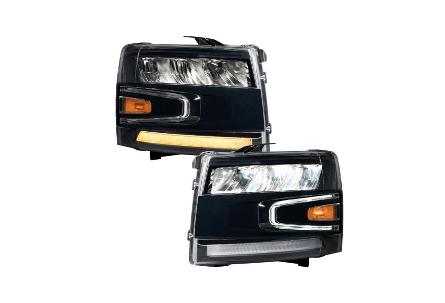 20072013 CHEVROLET SILVERADO LED REFLECTOR HEADLIGHTS (PAIR)