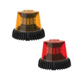60112/24V RED STROBE TOP LED BLACK BASE