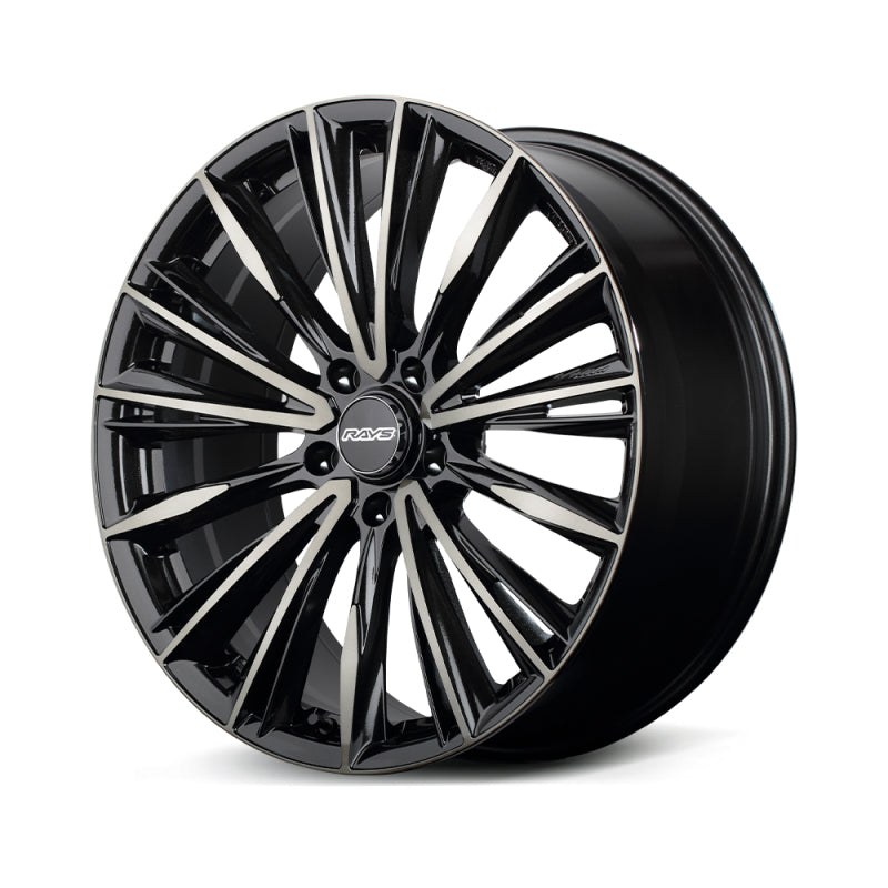 Versus VV52S 20x9.5 +28 5-112 Black Pearl Engraving