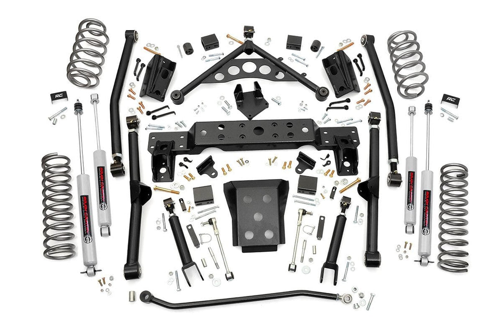1x 1908BOX5 4 Inch Lift Kit Long Arm Jeep Grand Cherokee WJ 4WD (1999-2004)