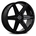 Vossen HF6-2 20x9.5 / 6x139.7 / ET15 / Deep Face / 106.1 - Gloss Black Wheel