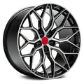 Vossen HF-2 20x9 / 5x120 / ET35 / Flat Face / 72.56 - Brushed Gloss Black