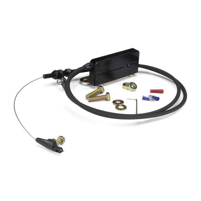 VINTAGE SERIES 400 KICKDOWN CABLE BLK WRAP W/BLUE TRACERS