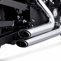 Vance & Hines 86-09 Harley-Davidson Softail Shortshots Chrome Exhaust
