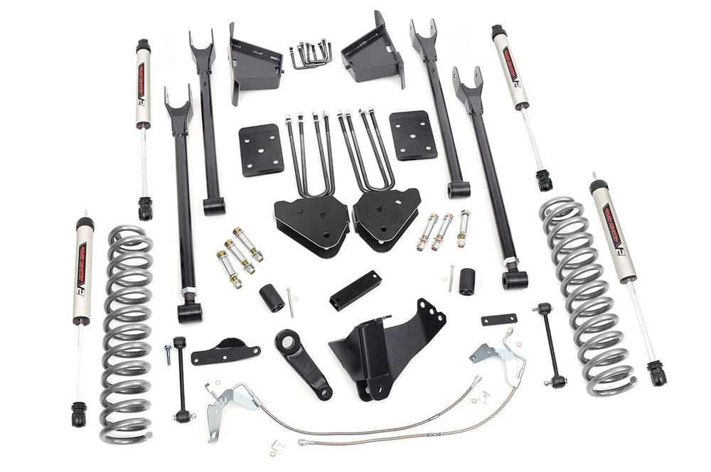 1x 760754 8 Inch Lift Kit 4 Link V2 Ford Super Duty 4WD (2008-2010)
