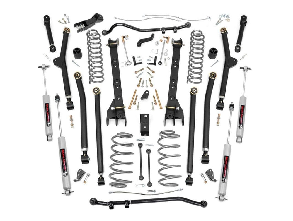 1x 66130BOX1 4 Inch Lift Kit Long Arm Jeep Wrangler TJ 4WD (2004-2006)