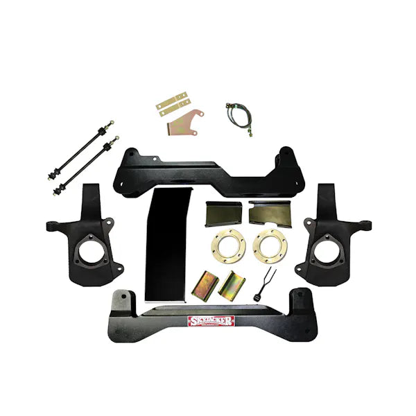 Skyjacker 6"KIT,07-09K1500,SPCR,BLK M