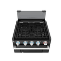 FURRION 17IN 3BURNER ALL GLASS GAS RANGE LED KNOB BLACKBLACK