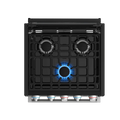 FURRION 17IN 3BURNER ALL GLASS GAS RANGE LED KNOB BLACKBLACK