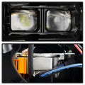 SPYDER headlights close-up