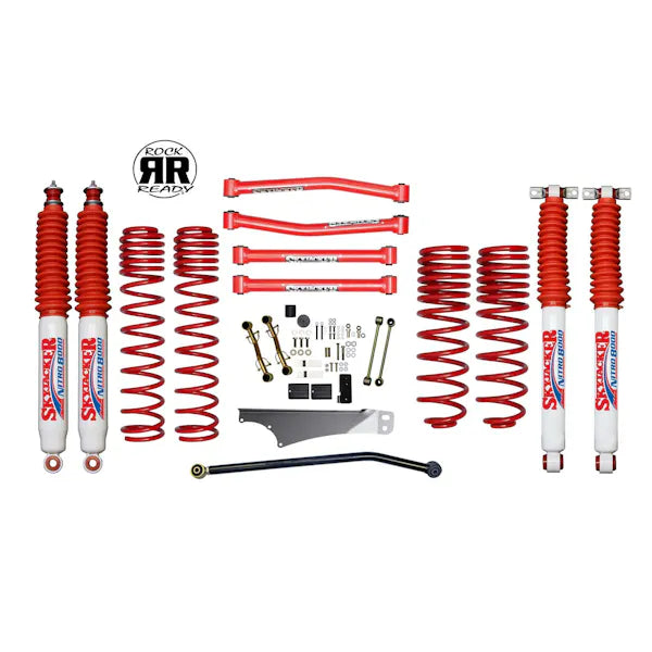 JK 4DR 4" CLASSIC RED KIT