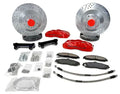 7074 MUSTANG 13IN PRO COMPLETE FRONT BRAKE KIT SDZ HUGGER ORANGE