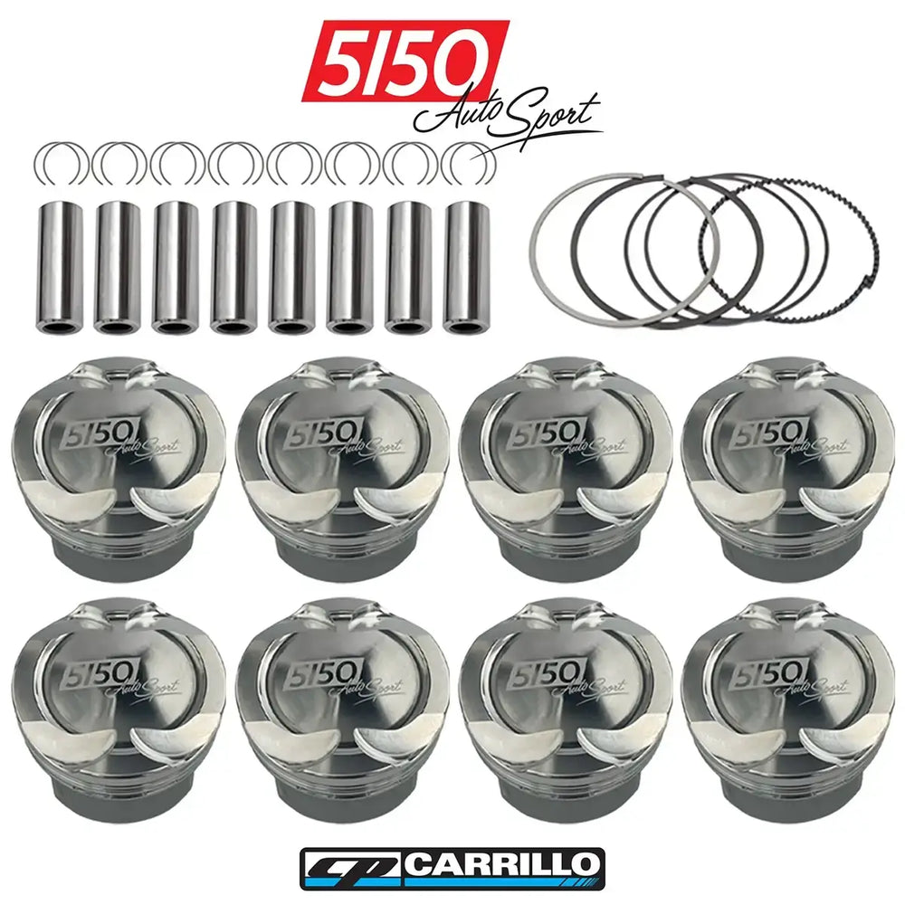CP Piston Set for Mercedes M177/M178 - Bore (83mm) - Compression Ratio (10.5:1) - Set of 8
