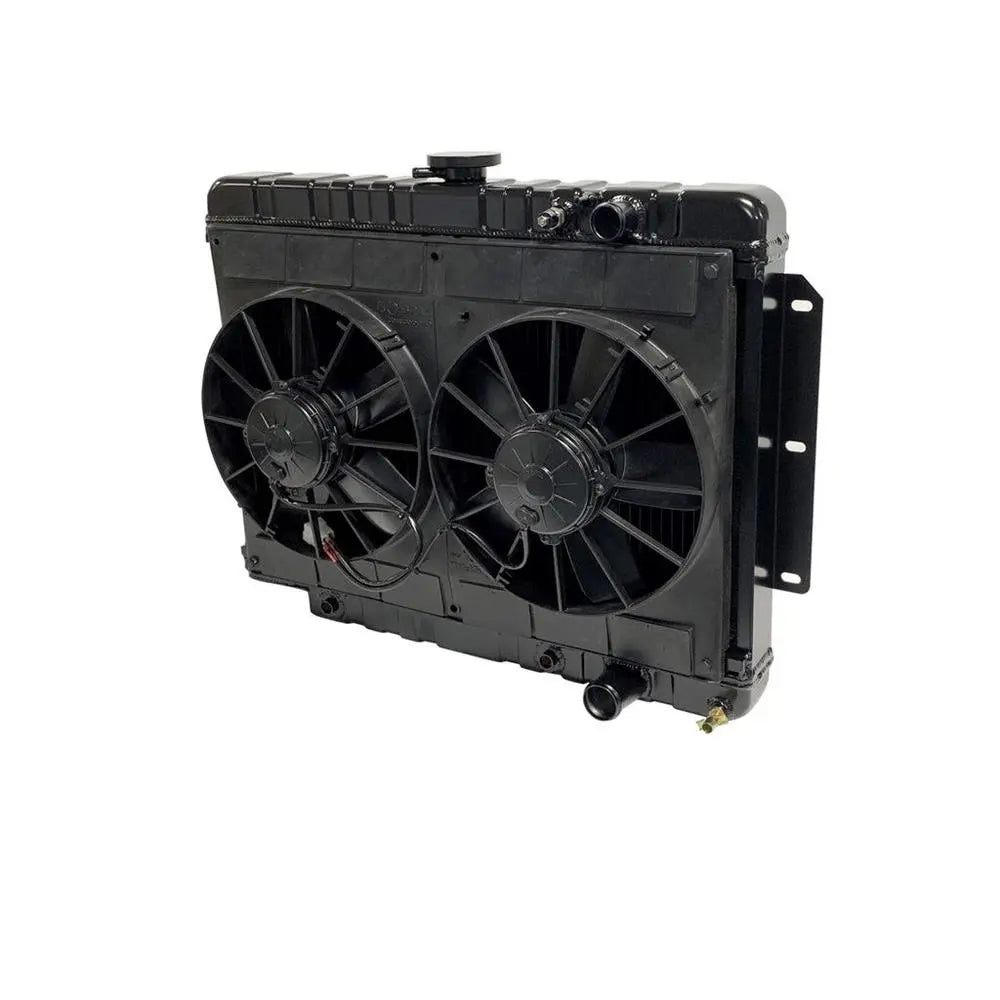 Radiator w/Fans Impala LS 59-64 Auto Trans Blk