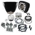 S&S Cycle 00-21 Sportster Models 883cc to 1200cc Hooligan Kit - Wrinkle Black