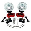 07C WRANGLER GLADIATOR 6T SERIES 13.5IN FRONT BRAKE KIT W/ GRAPHITE GRAY CALIPE