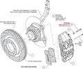 Wilwood 15-21 Toyota Tacoma Aero6-DM Front Brake Kit GT Vented 13.31 Rotor W/Lines