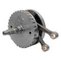 S&S Cycle 00-06 BT 4-3/8in Stroke Flywheel Assembly w/ Sprocket Shaft Bearing Race