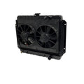 Radiator w/Fans Impala LS 63-72 Auto Trans Blk