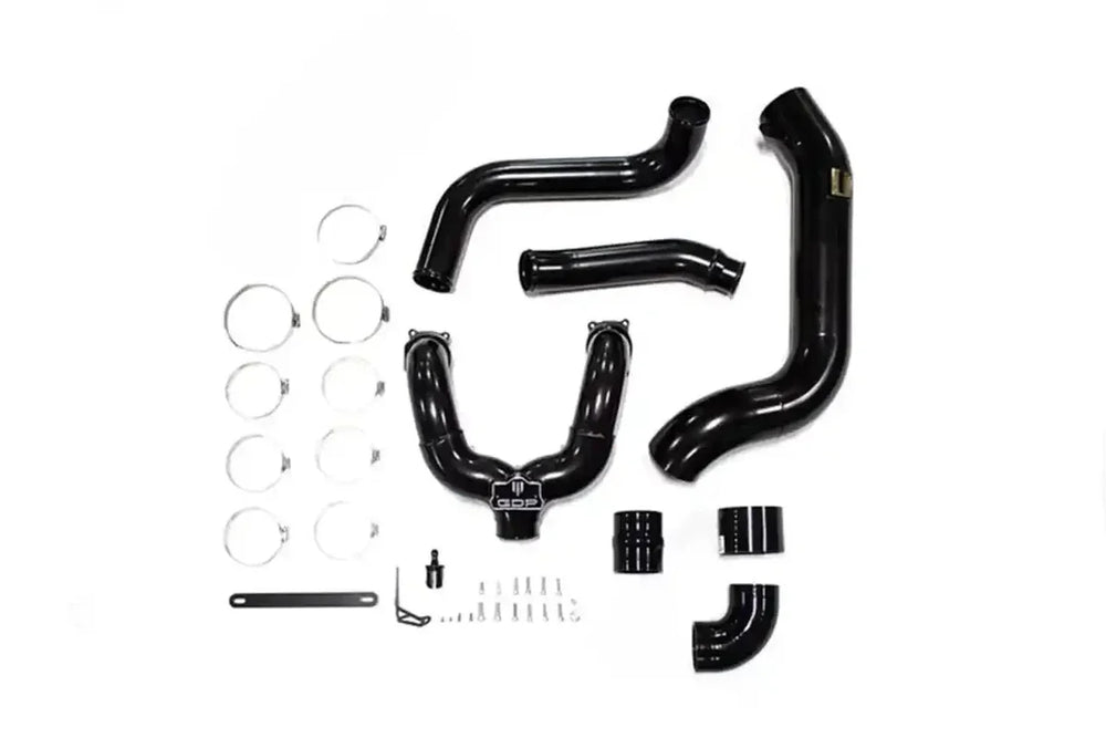 2011-2014 FORD 6.7L POWERSTROKE INTERCOOLER PIPING KIT (BLACK FINISH)