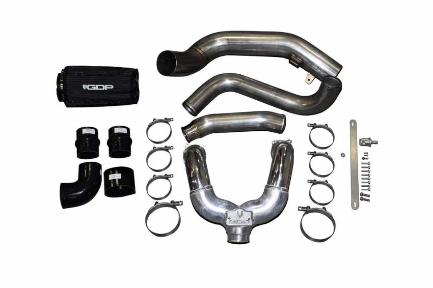 *USE: GDP27003B* 2017-2019 FORD 6.7L POWERSTROKE INTERCOOLER PIPING KIT (BLACK FINISH)