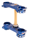 XTrig 2019 Sherco 125-500 SC / SCF/ SE / SEF ROCS Tech Triple Clamp 22 mm. Offset M12 - Blue KYB