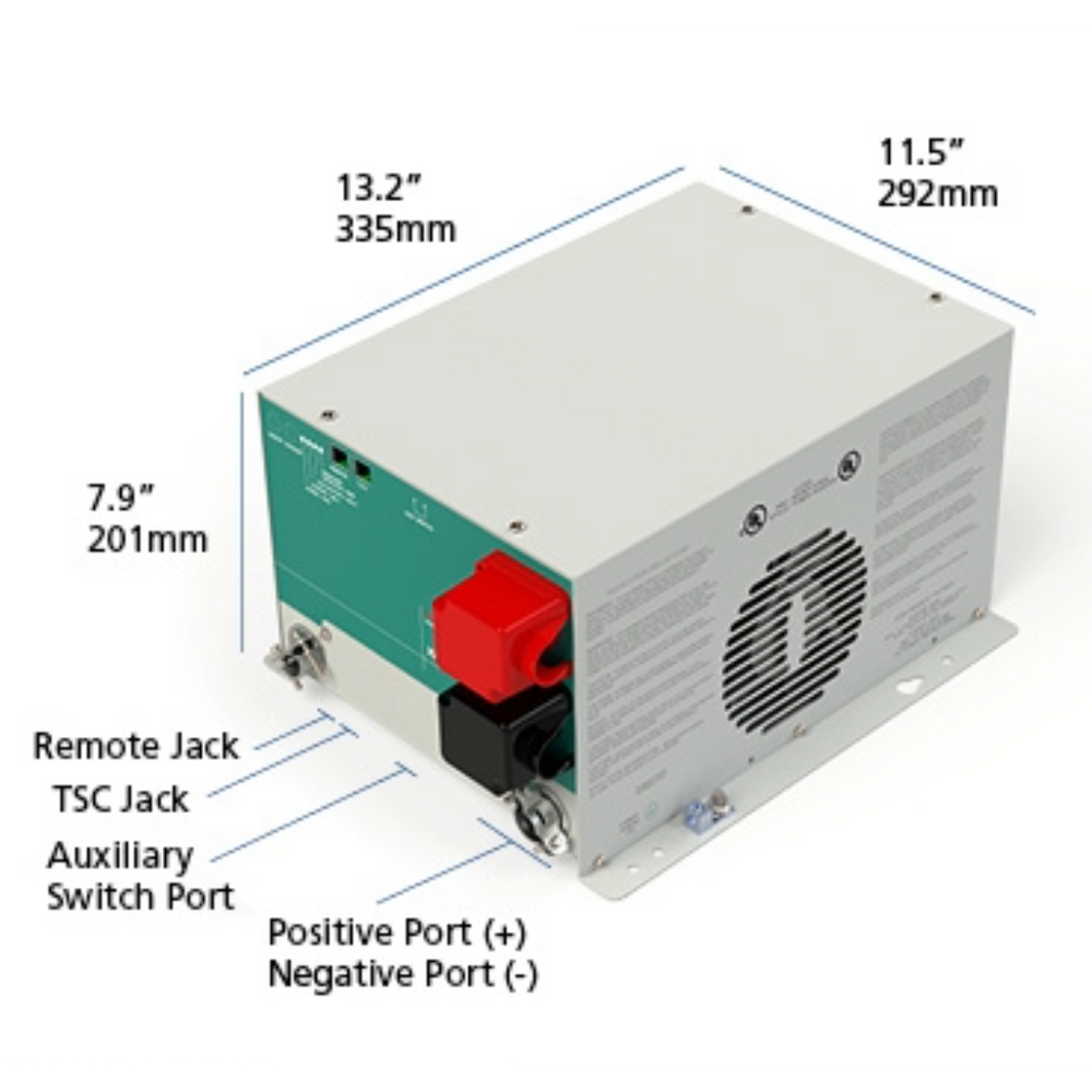 FREEDOM 458 20 INV/CHGR MODIFIED SINE 2000W 100A 120AC/12VDC SINGLE IN/DUAL OUT