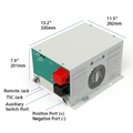 FREEDOM 458 20 INV/CHGR MODIFIED SINE 2000W 100A 120AC/12VDC SINGLE IN/DUAL OUT