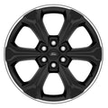Ford Racing 15-23 F-150 22in Wheel Kit - Black w/Machined Face