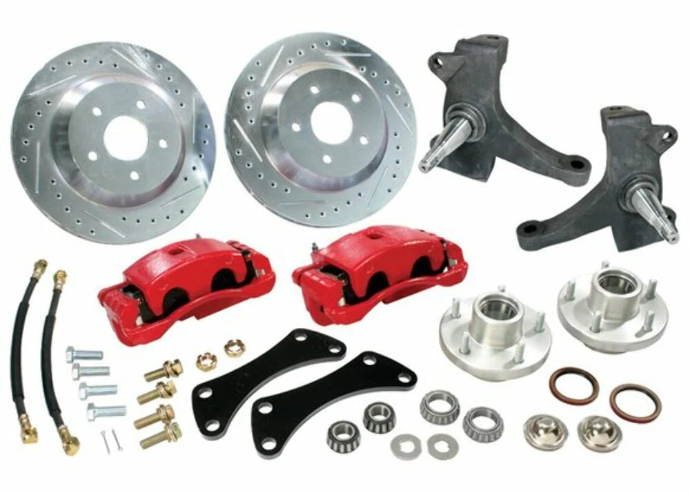 6087 CHEVY/GMC BROTHERS TRUCKS 13IN BIG BRAKE WHEEL KIT 5 LUG FRONT