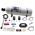 Nitrous Express - LS Single Entry 90mm Plate Hardline System (50-400Hp) W/ 15# Bottle - 20934S-15