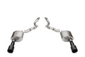 3.0 Dual Rear Exit Axle-Back Exhaust System with 4.5 Straight Cut Carbon Fiber Tips