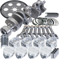 Eagle Chevy 350 1Pc 3.750in Crank 5.700in I-Beam Rods -10cc 4.030in Pistons Balanced Assembly