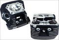 S&S Cycle 99-05 BT Super Stock 89cc Cylinder Head Kit - Black Wrinkle
