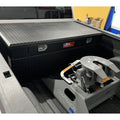 91 GAL AUX FUEL/TOOL COMBO TANK 55 X 30 X 19.5 BOX 48 X 30 X 6.25 POWDER COAT BLACK