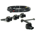 9107 HARLEYDAVIDSON DYNA ULTIMATE RIDE KIT W/REBOUND ADJ. (CHROME)