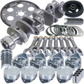 Eagle Chevy 350 1Pc 3.750in Crank 5.700in I-Beam Rod 4.040in Pistons 153 Tooth FP Balanced Assembly