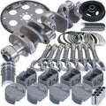 Eagle Chevy 350 1Pc 3.750in Crank 5.700in I-Beam Rod 4.040in Pistons 168 Tooth FP Balanced Assembly