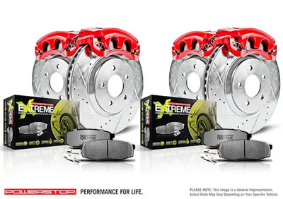 Power Stop 98-02 Honda Accord Front & Rear Z23 Evolution Sport Brake Kit w/Calipers