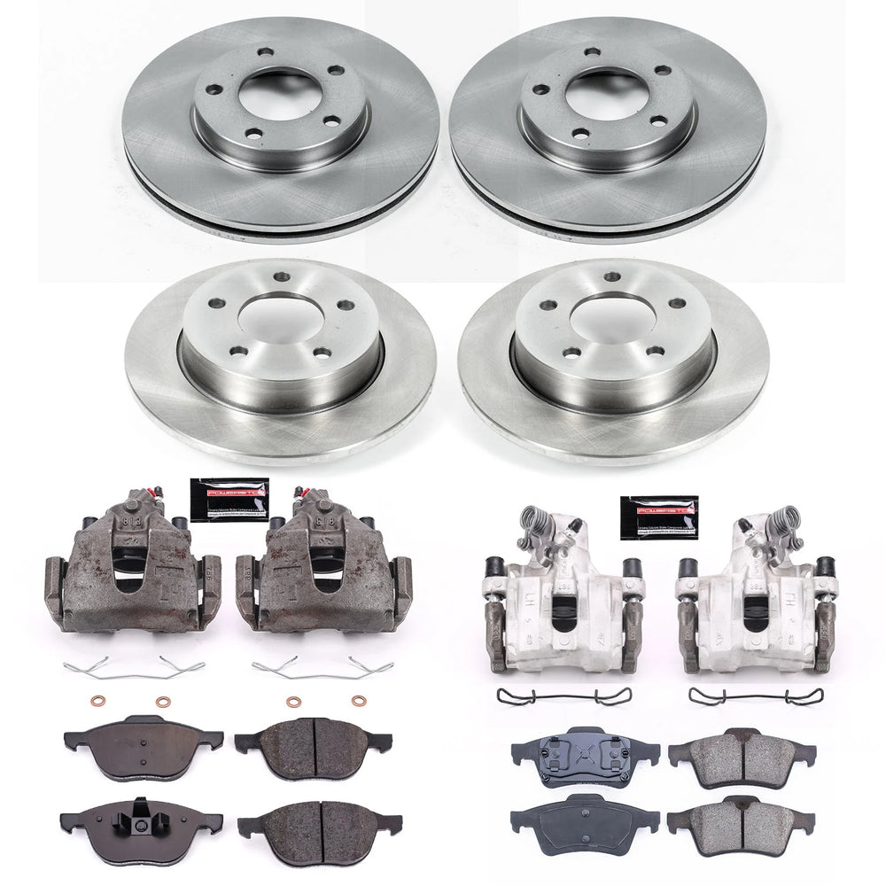 Power Stop 04-05 Mazda 3 Front & Rear Autospecialty Brake Kit w/Calipers