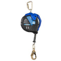 MAX PATROL 50FT CABLE SELFRETRACT LIFELINE THERMOPLASTIC W/SNAP HOOK BLACK