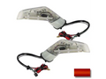 Oracle 05-13 Chevy Corvette C6 Concept Side Mirrors - Ghosted - Daytona Sunset Orange (G8F)