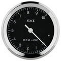 ~(1.6 lbs. 7X6X4)~ TACHOMETER CLASSIC 80MM BLACK 0-10K RPM